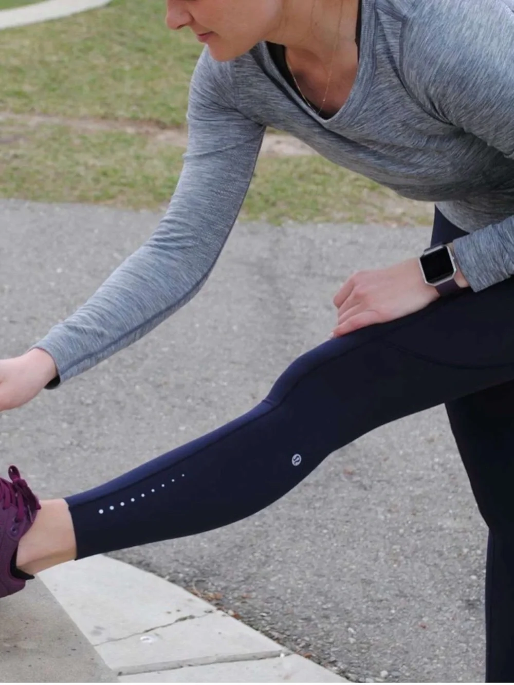 Lululemon Fast And Free 7/8 Tight Black